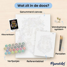 Afbeelding in Gallery-weergave laden, Schilderen op Nummer - Harry Potter - Bloemenwapen van Hogwarts