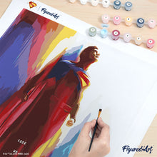 Afbeelding in Gallery-weergave laden, Schilderen op Nummer - Superman in de lucht - Poster