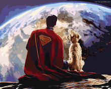 Afbeelding in Gallery-weergave laden, Schilderen op Nummer - Superman en Krypto