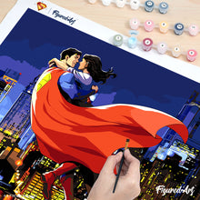 Afbeelding in Gallery-weergave laden, Schilderen op Nummer - Superman en Lois in de lucht