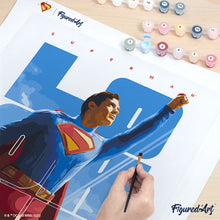 Afbeelding in Gallery-weergave laden, Schilderen op Nummer - Superman tussen de wolken