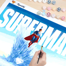 Afbeelding in Gallery-weergave laden, Schilderen op Nummer - Superman in het fort