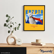 Afbeelding in Gallery-weergave laden, Schilderen op Nummer - Superman - Krypto met skyline