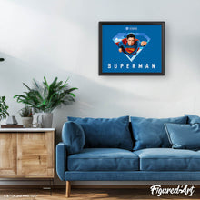 Afbeelding in Gallery-weergave laden, Schilderen op Nummer - Superman met “S”-schild