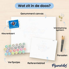Afbeelding in Gallery-weergave laden, Schilderen op Nummer - Superman met “S”-schild