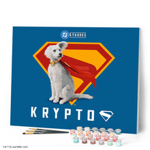 Afbeelding in Gallery-weergave laden, Schilderen op Nummer - Superman - Krypto met “S”-schild