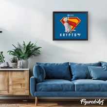 Afbeelding in Gallery-weergave laden, Schilderen op Nummer - Superman - Krypto met “S”-schild