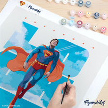 Afbeelding in Gallery-weergave laden, Schilderen op Nummer - Superman tussen de wolken 1