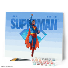 Afbeelding in Gallery-weergave laden, Schilderen op Nummer - Superman vliegend in de lucht