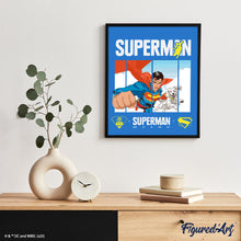 Afbeelding in Gallery-weergave laden, Schilderen op Nummer - Superman vliegend met Krypto