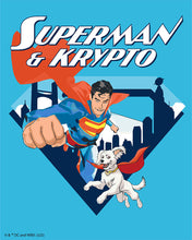 Afbeelding in Gallery-weergave laden, Schilderen op Nummer - Superman &amp; Krypto met skyline 1