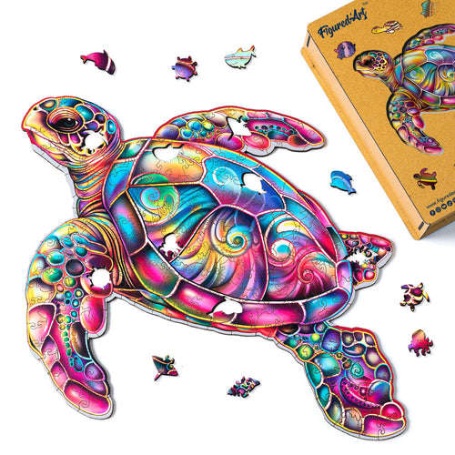 Houten Puzzel volwassenen - Zeeschildpad