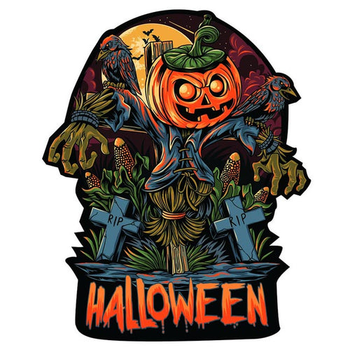 Houten Puzzel - Halloween Vogelverschrikker