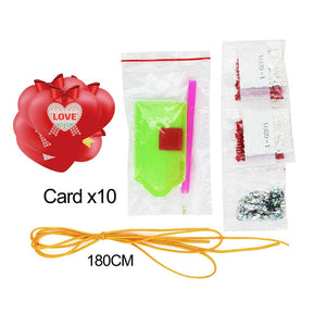Kerstboom Ornament Liefde Set van 10 stuks