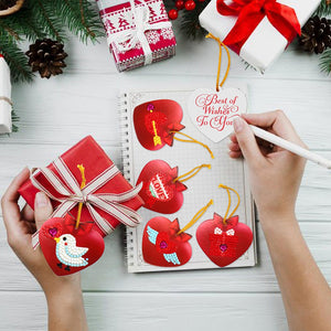 Kerstboom Ornament Liefde Set van 10 stuks