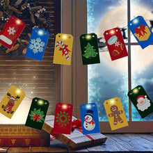 Afbeelding in Gallery-weergave laden, Kerstboomornament met LED-verlichting Set van 10 stuks
