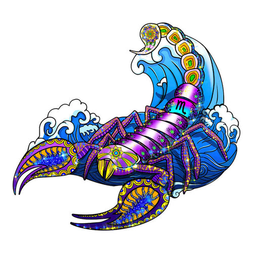 Houten Puzzel - Schorpioengolf