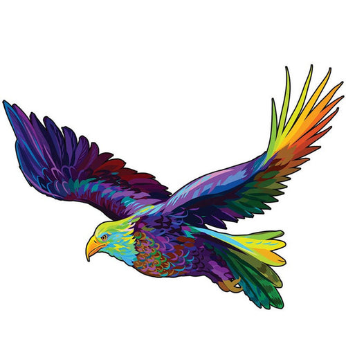 Houten Puzzel - Vliegende Adelaar