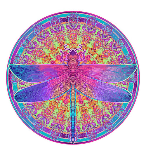 Houten Puzzel - Mandala Libel