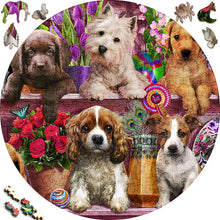 Afbeelding in Gallery-weergave laden, Houten Puzzel - Puppy Blokfeest