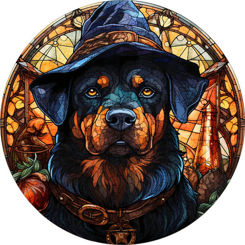 Houten Puzzel - Rottweiler Heks