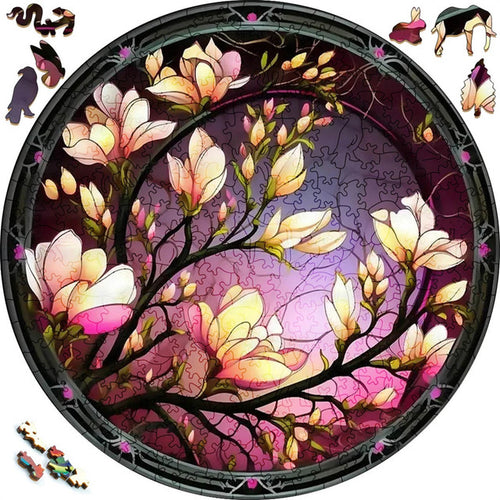 Houten Puzzel - Kersenbloesem