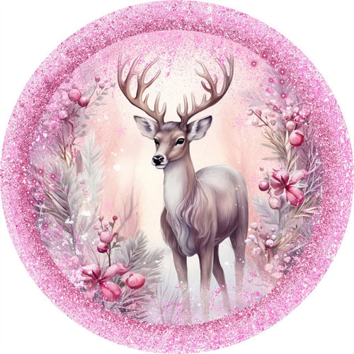 Houten Puzzel - Roze Bok