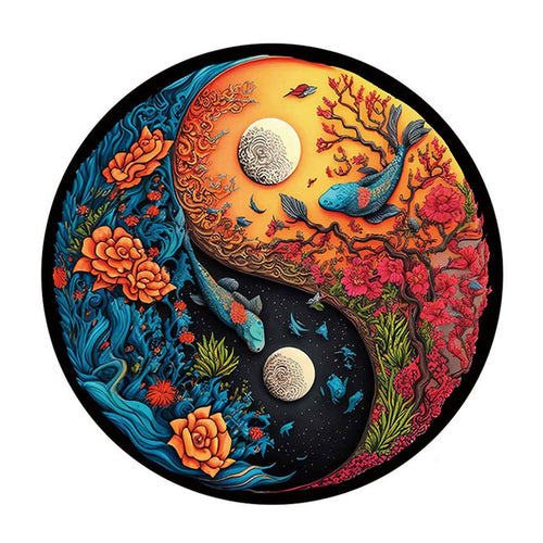 Houten Puzzel - Koi Vis