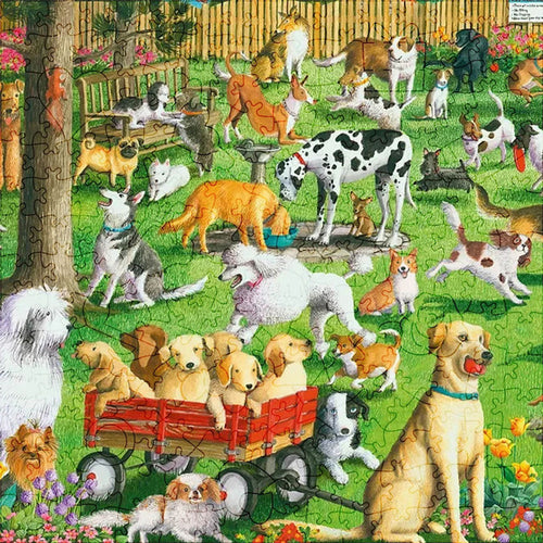 Houten Puzzel - Honden