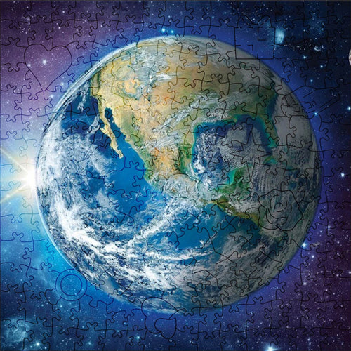 Houten Puzzel - Planeet Aarde