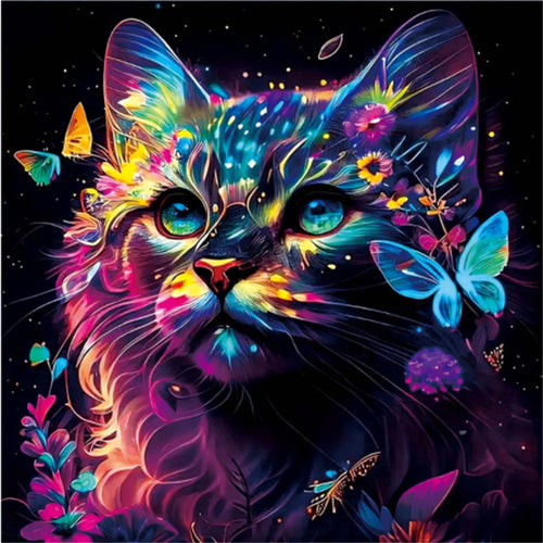 Houten Puzzel - Etherische Kat