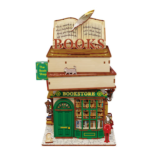 Miniatuurhuisje Tijd Boekwinkel