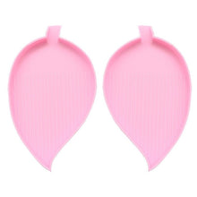 Afbeelding in Gallery-weergave laden, 1 Paar Organisatorische Schalen Diamond Painting Roze Bladontwerp Accessoires