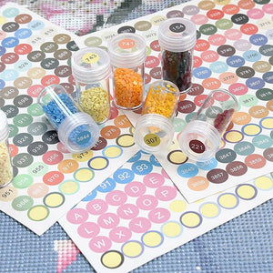 572 Ronde DMC-etiketten Diamond Painting