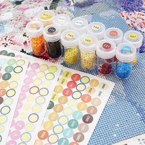572 Ronde DMC-etiketten Diamond Painting