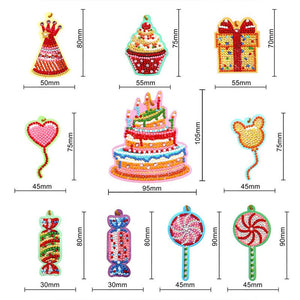 Diamond Painting Hanger Set van 10 stuks