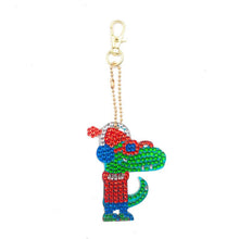 Afbeelding in Gallery-weergave laden, Diamond Painting Hanger Coole Dinosaurussen Set van 4 stuks