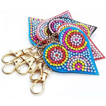 Afbeelding in Gallery-weergave laden, Hartvormige Hanger Diamond Painting met Set van 5 Stuks