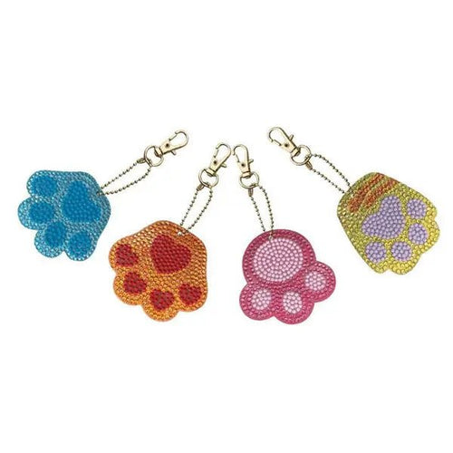 Diamond Painting Hondenpoot Hanger Set van 4 stuks