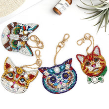 Afbeelding in Gallery-weergave laden, Diamond Painting Hanger Katten Set van 4 stuks