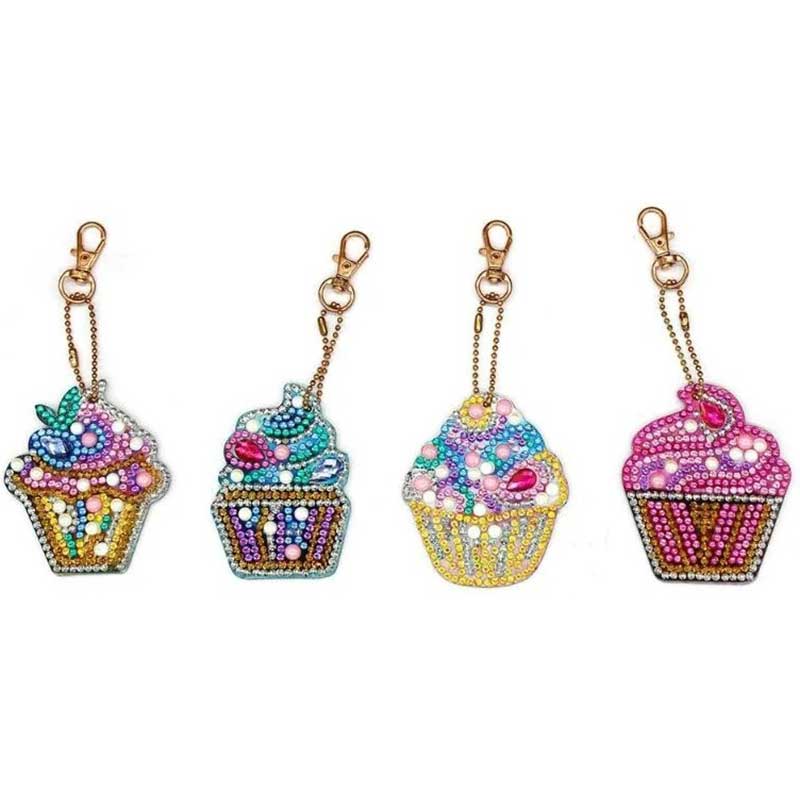 Diamond Painting Hanger Muffin Set van 4 stuks