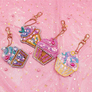 Diamond Painting Hanger Muffin Set van 4 stuks