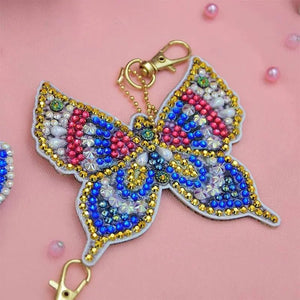 Charms Vlinder Diamond Painting Set van 5 Stuks