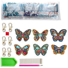 Afbeelding in Gallery-weergave laden, Set van 6 stuks Vlinder Pendentifs Diamond Painting