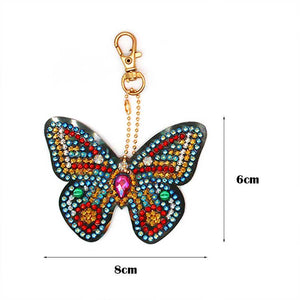 Set van 6 stuks Vlinder Pendentifs Diamond Painting