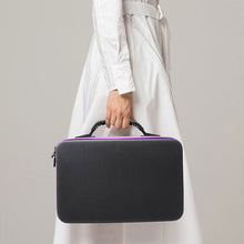 Afbeelding in Gallery-weergave laden, Diamond Painting Tas Paars met 60 Vakken + Accessoires