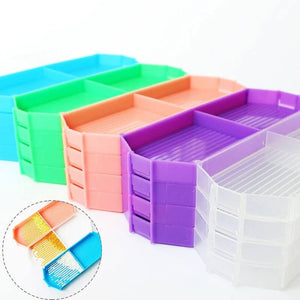 Dubbel Plateau Organizer Diamond Painting Accessoires