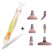 Afbeelding in Gallery-weergave laden, Premium Ergonomische Pen Diamond Painting Groene Oranje Planten