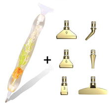 Afbeelding in Gallery-weergave laden, Premium Ergonomische Pen Diamond Painting Groene Oranje Planten