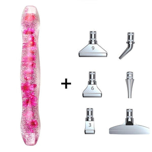 Premium Ergonomische Pen Diamond Painting Roze Bloemen 5 Varianten
